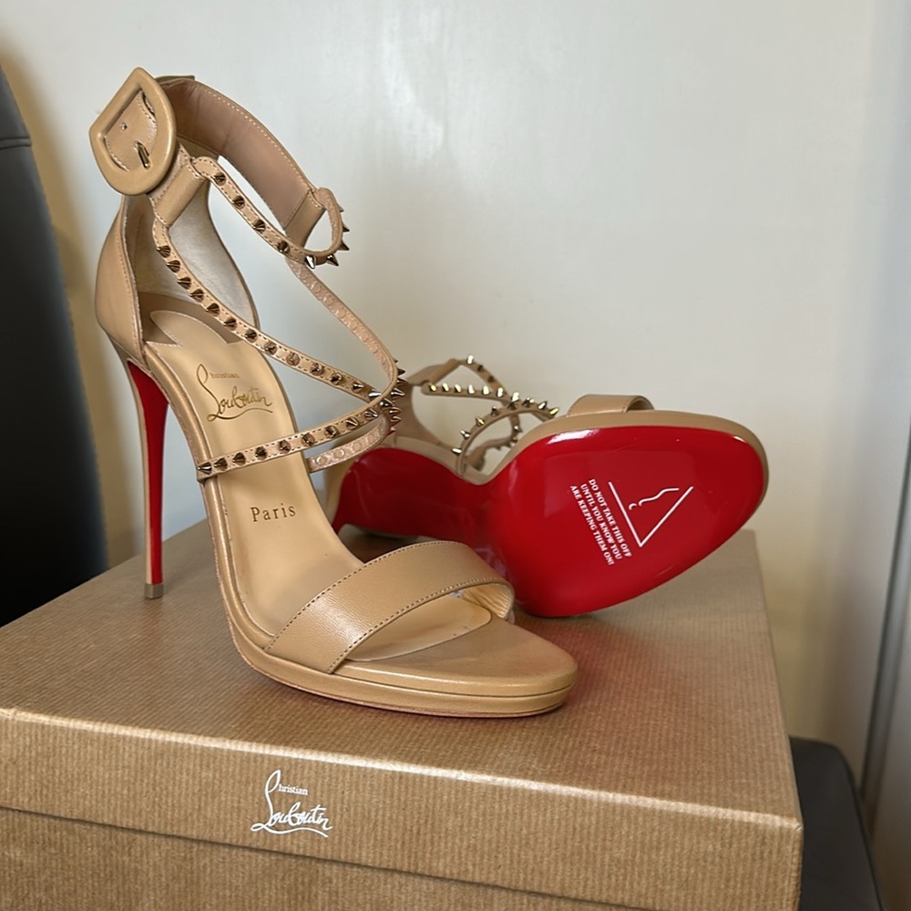 Christian Louboutin “Choca Luxe” 120mm Heels • Brand New • Size 39.5
